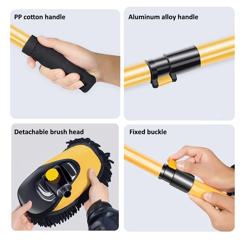 BowLift | Car Wash Mop – Adjustable, Scratch-Free Cleaning Tool for Cars, Windows &amp; More