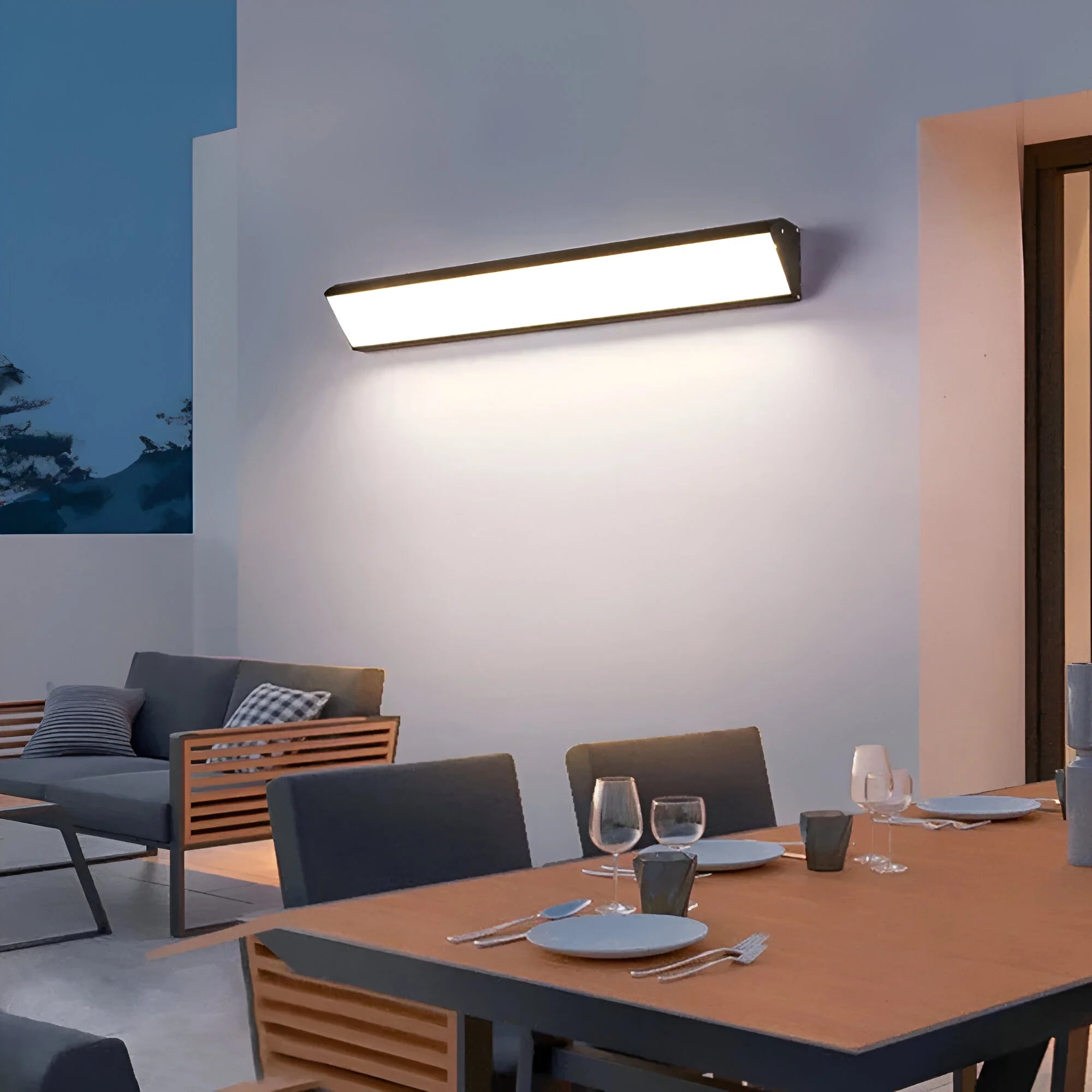 GlowFort – LED Wall Lamp with Acrylic Shade