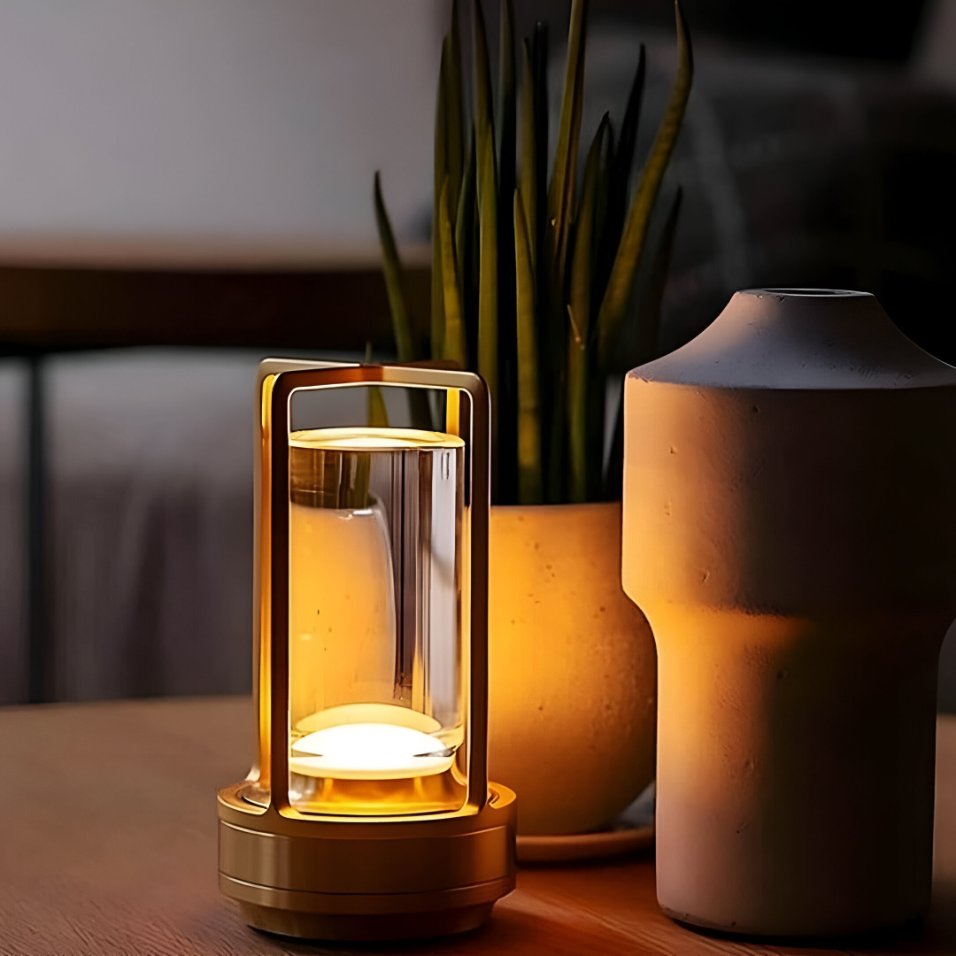 BowLift | ElegantLight Portable Table Lamp | Waterproof, Dimmable Lighting for Home