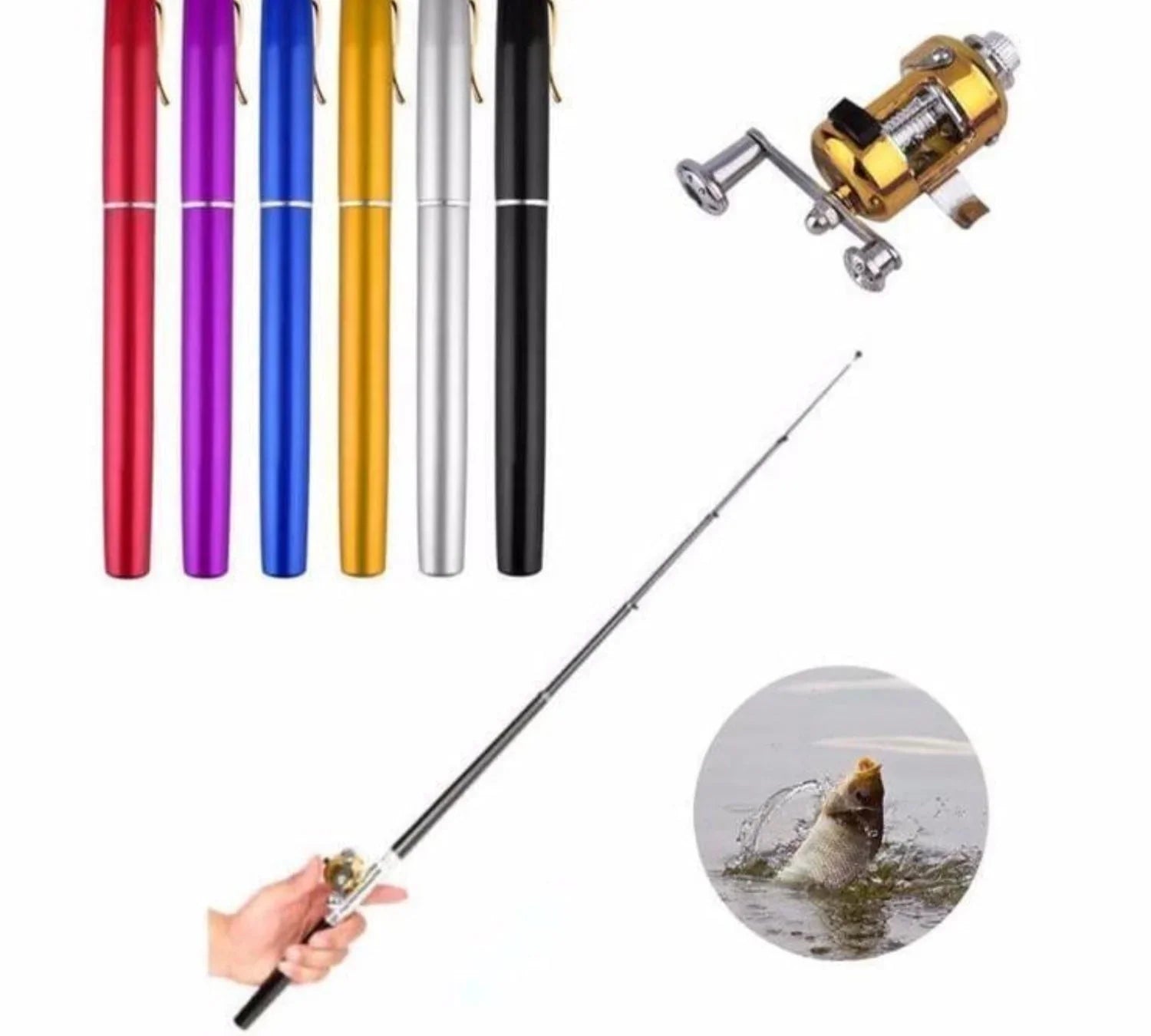 BowLift | Compact Fishing Set with Telescopic Rod – Portable Fishing Rod for On-the-Go