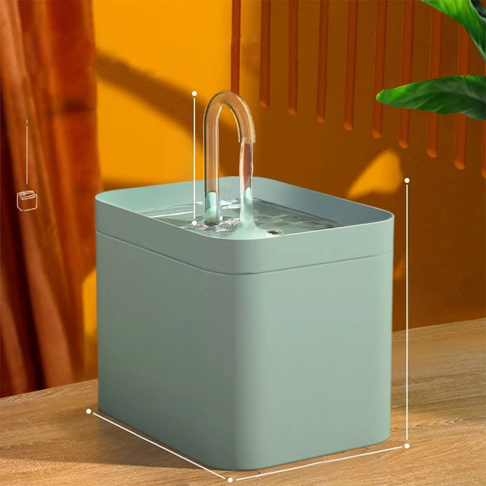 BowLift | Ultra-quiet Pet Water Fountain with Intelligent Filtration - 1.5 l Stainless Steel