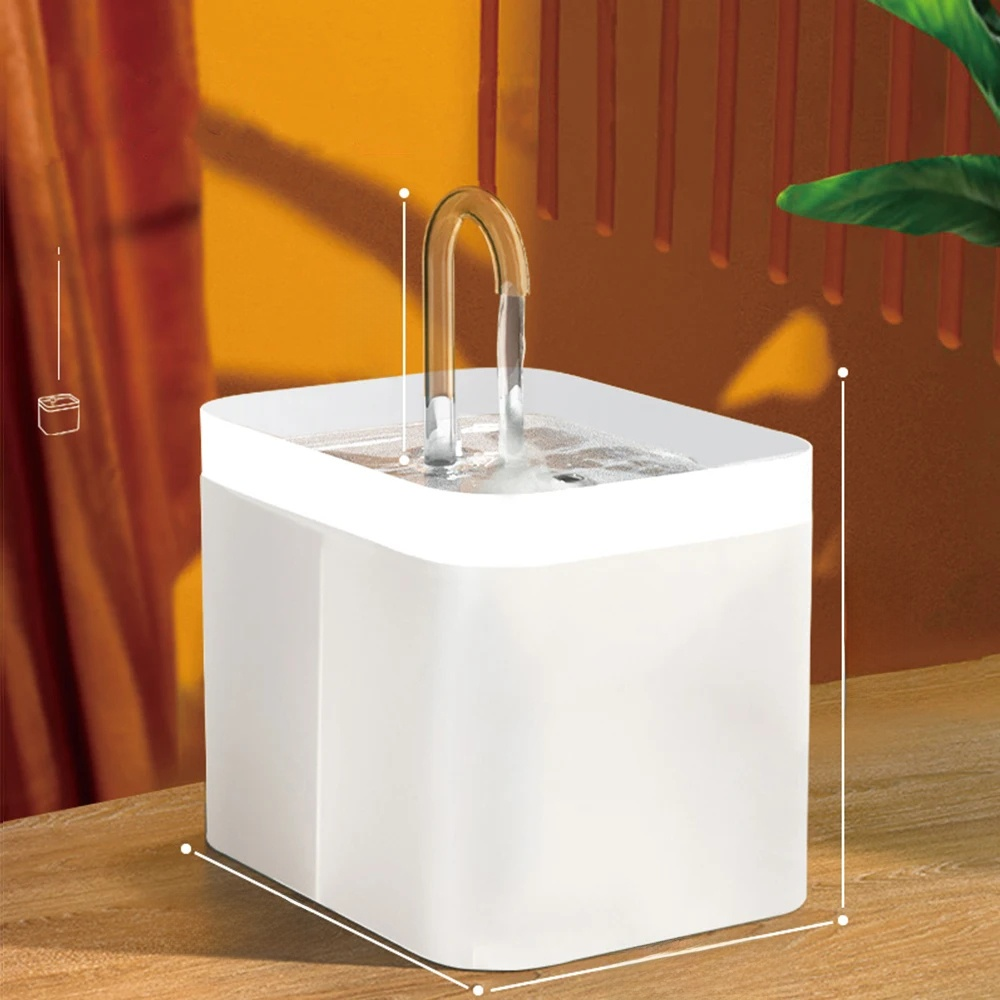 BowLift | Ultra-quiet Pet Water Fountain with Intelligent Filtration - 1.5 l Stainless Steel