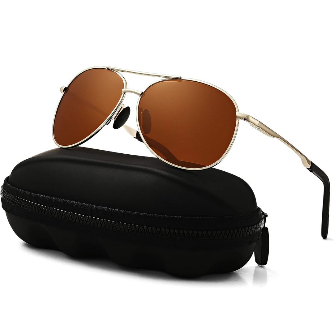 BowLift | Joey Polarized Aviator Sunglasses with UV400 Protection