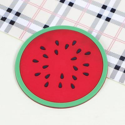 BowLift | 5pcs Silicon Custom Fruit Coasters