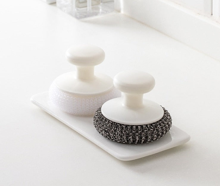 BowLift | Easy Dishwashing Stainless Steel Ball Brush
