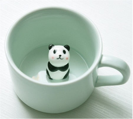 BowLift | 3D Creative Cartoon Animal Ceramic Mugs