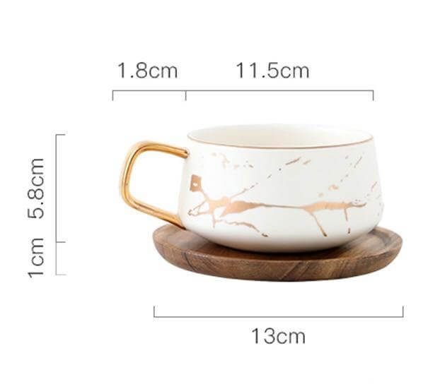 BowLift | Elegant Nordic Marble Ceramic Coffee Mugs