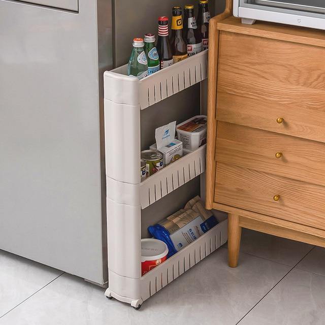 BowLift | Wheeled Mobile Tiny Storage Shelf