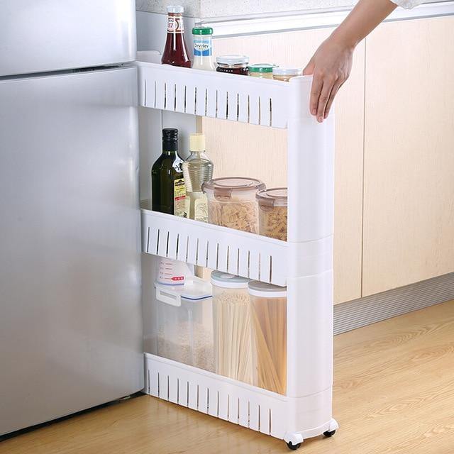 BowLift | Wheeled Mobile Tiny Storage Shelf