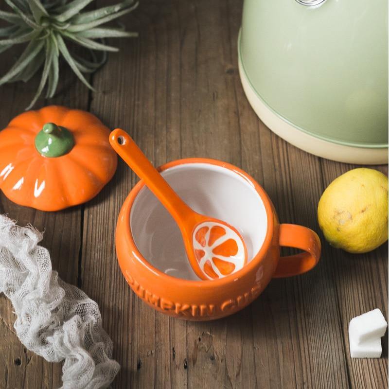BowLift | Creative Ceramic Pumpkin Mug Cup