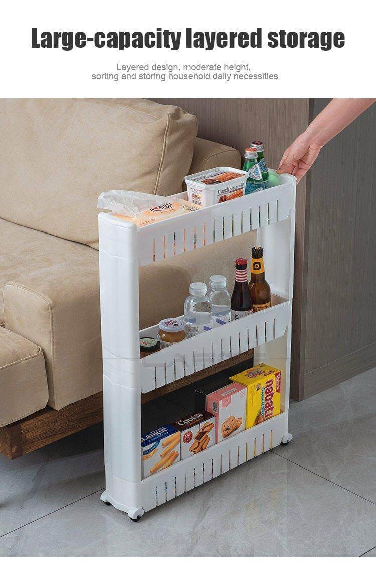 BowLift | Wheeled Mobile Tiny Storage Shelf