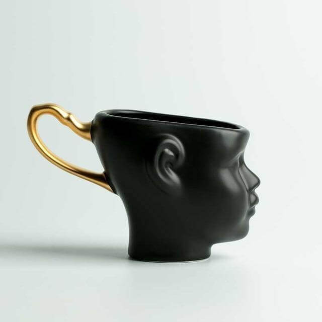 BowLift | Elegant Ceramic Realistic Face Mugs