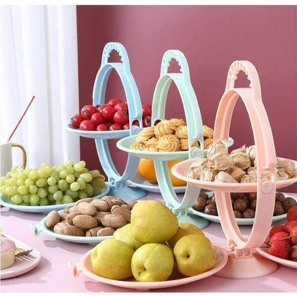 BowLift | Multi-Layer Creative Foldable Snack Fruit Bowl Stand