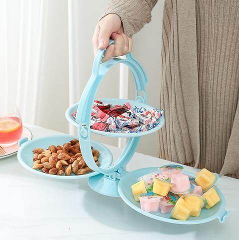 BowLift | Multi-Layer Creative Foldable Snack Fruit Bowl Stand