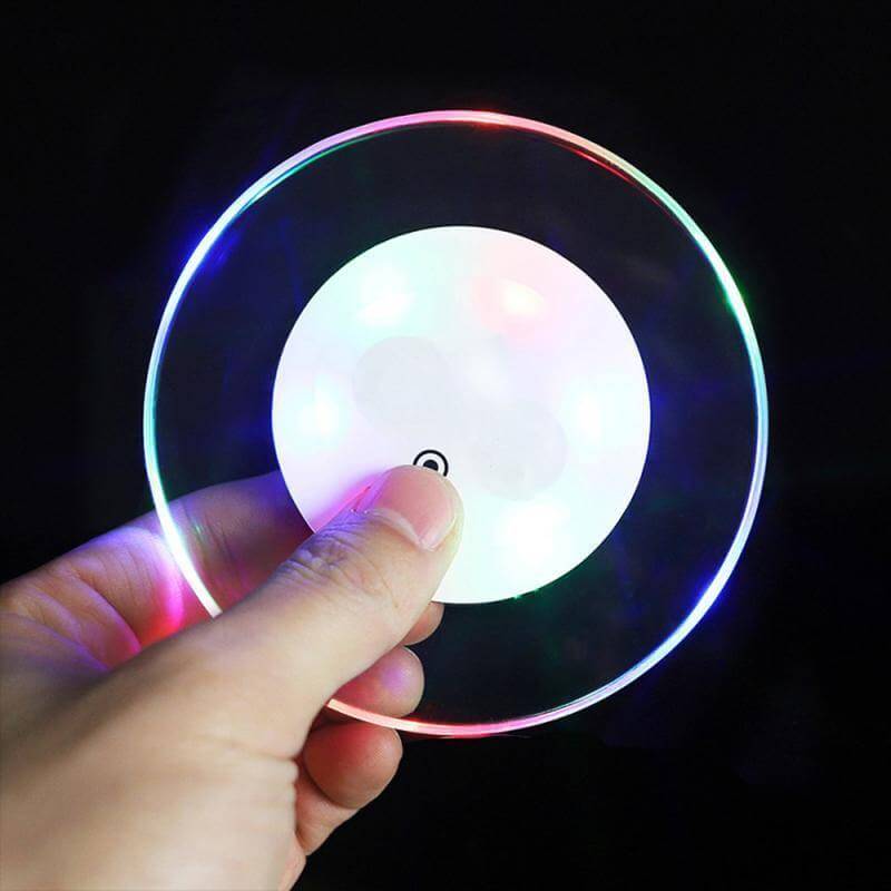 BowLift | Acrylic Ultra-Thin LED Coaster