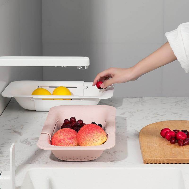 BowLift | Stylish Extendable Kitchen Drain Basket