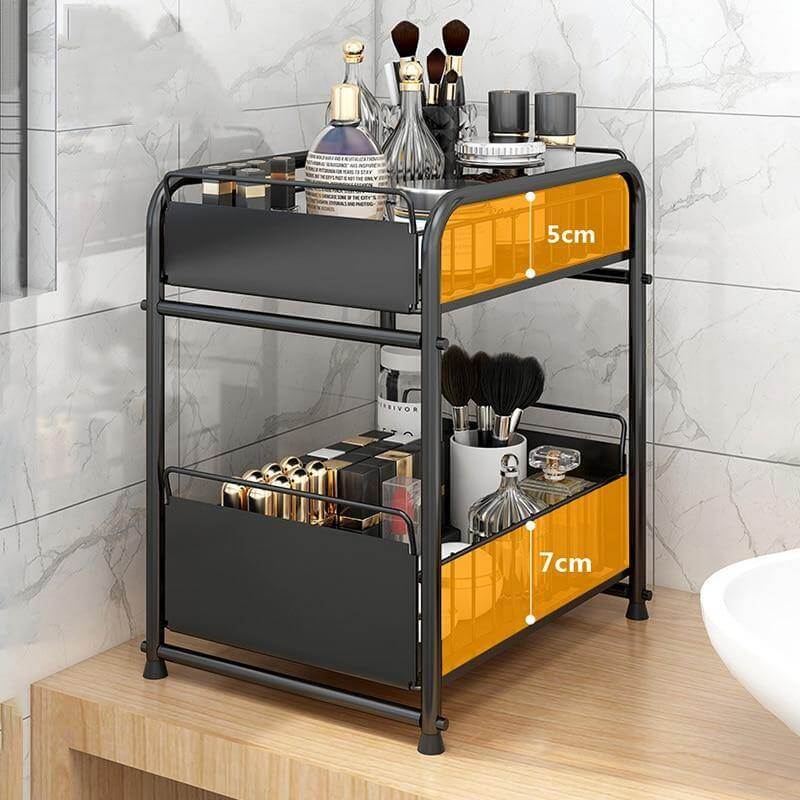 BowLift | 2-Tier Organizer with Sliding Kitchen Storage Drawers