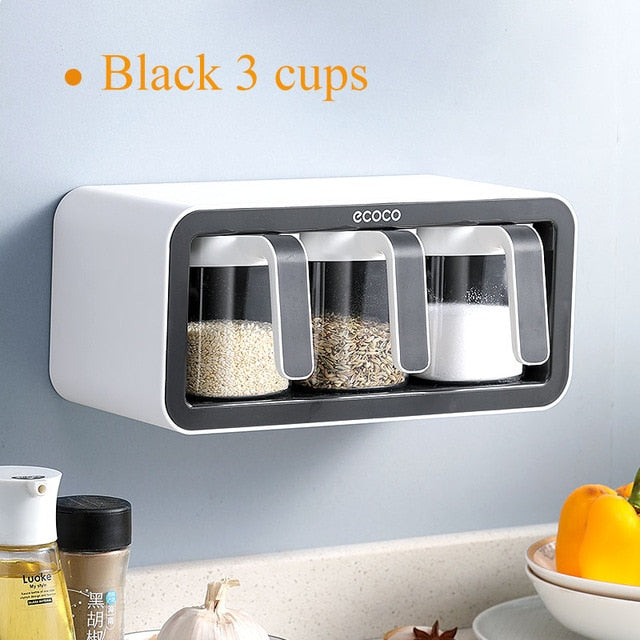 BowLift | Wall Mount Multiple Grids Seasoning Organizer