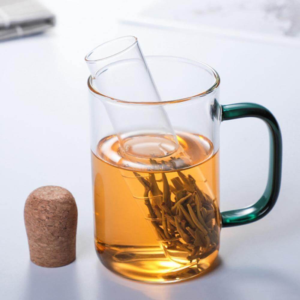 BowLift | Creative Pipe Glass Tea Infuser
