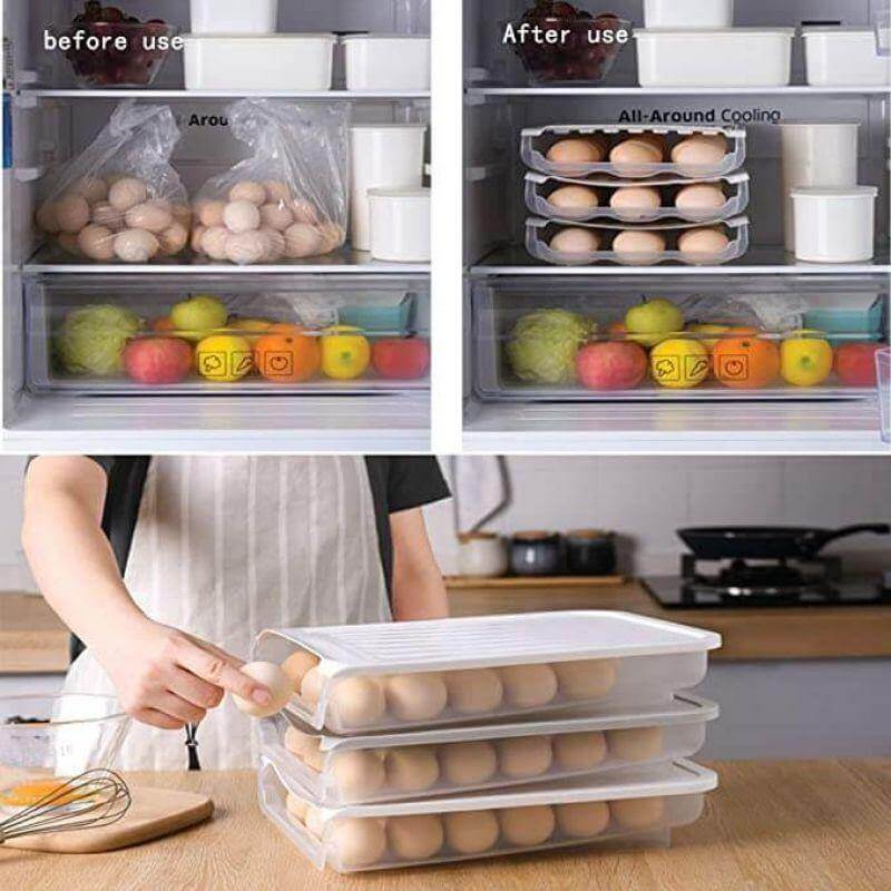 BowLift | Creative Auto Roll Egg Storage Box