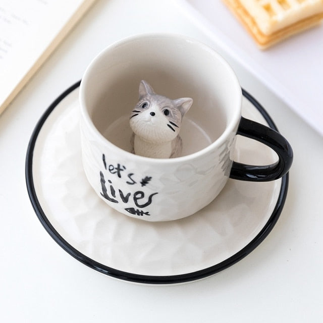 BowLift | Hidden Cat Ceramic Mug