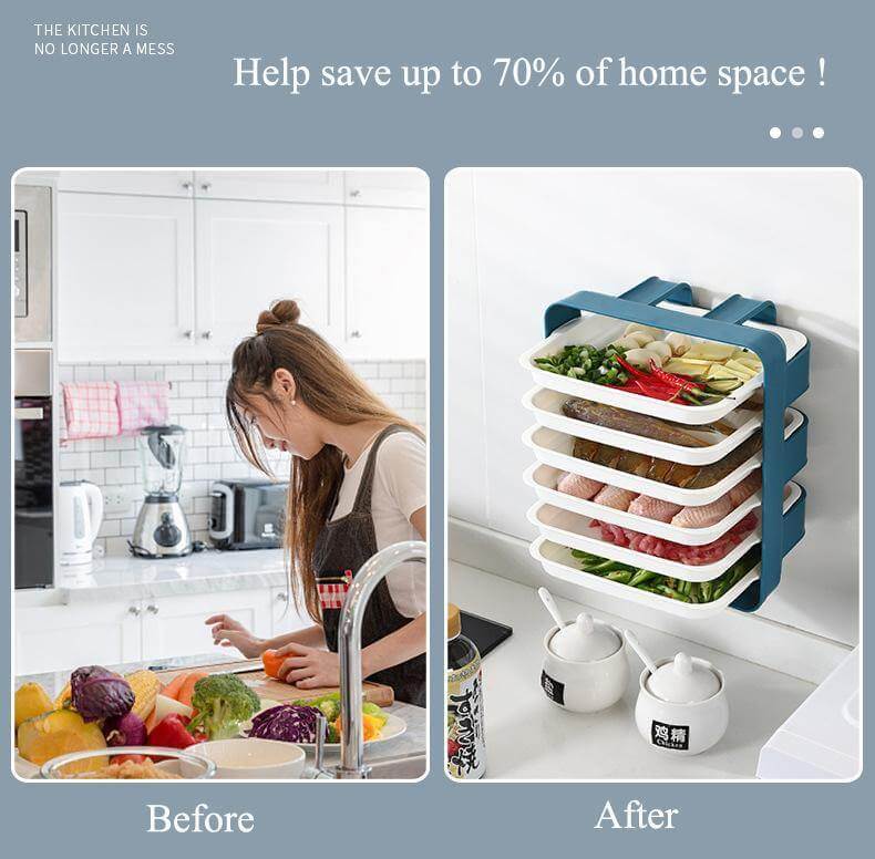 BowLift | Wall-Mounted Space Saving Kitchen Organizer