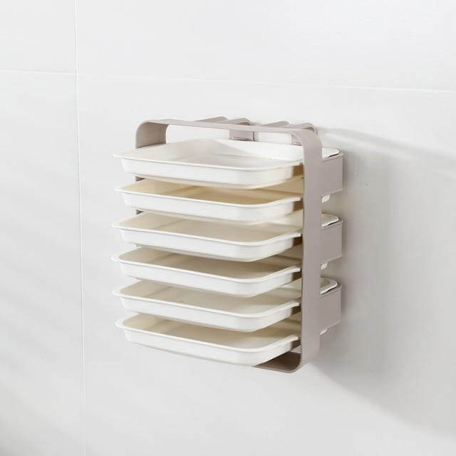 BowLift | Wall-Mounted Multi Layer Kitchen Food Cooking Organizer