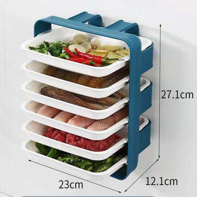 BowLift | Wall-Mounted Multi Layer Kitchen Food Cooking Organizer