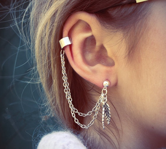 BowLift | Fashion New Arrival Leaf Clip Earrings