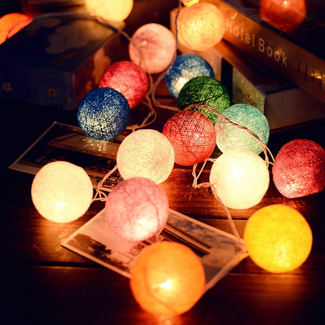 BowLift | Royallure Cotton Balloon String Lights – Cozy Decoration for Home & Celebrations