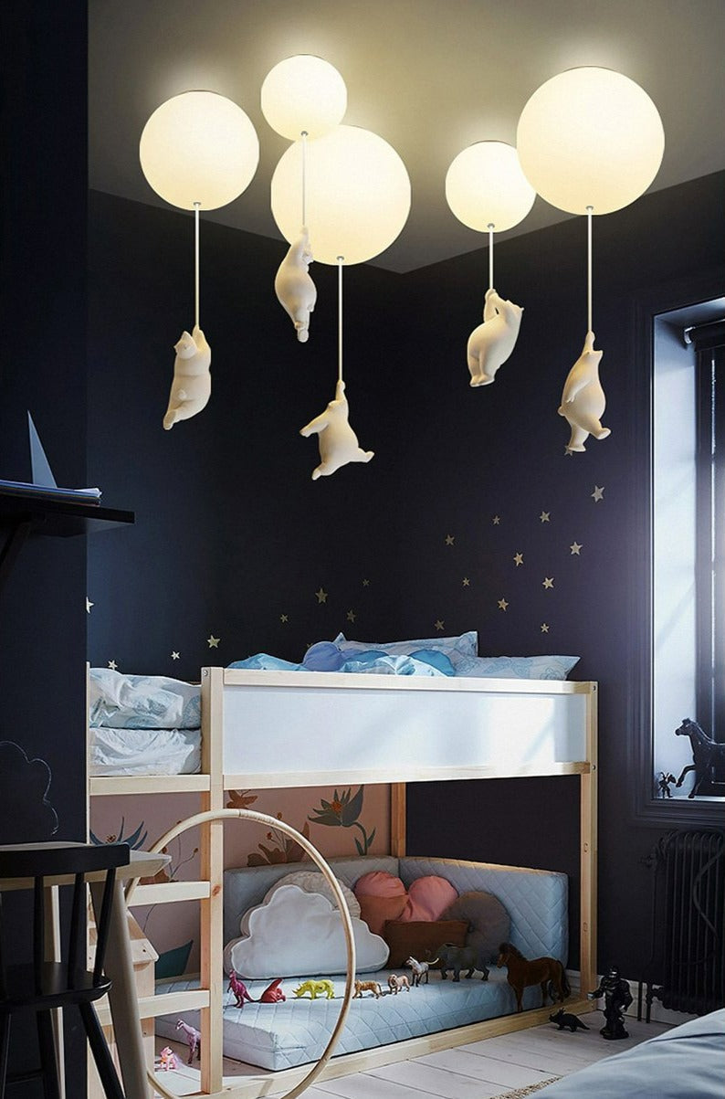 BowLift | Balloon Bear Ceiling Light