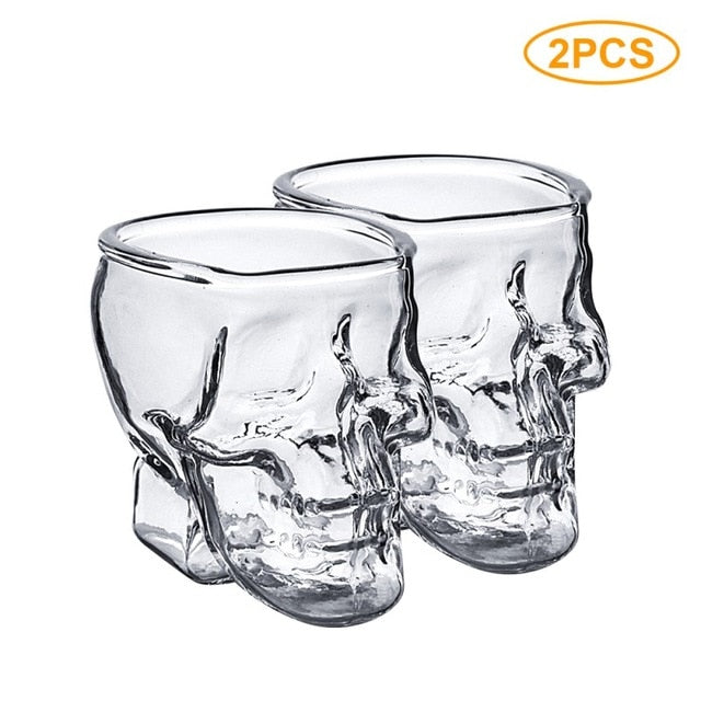 BowLift | 3D Transparent Skull Crystal Mug