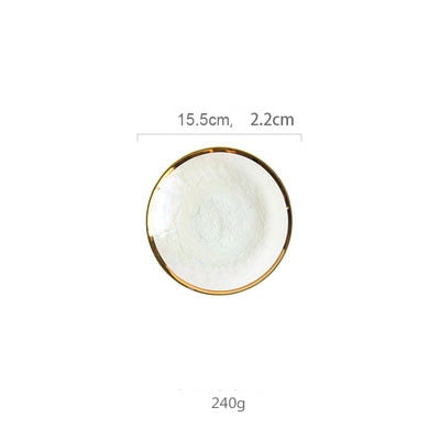 BowLift | Creative Rainbow Glass Dinnerware Plate