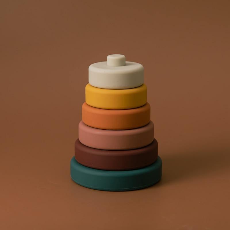 BowLift | Baby Silicone Construction Stacking Smart Block Game