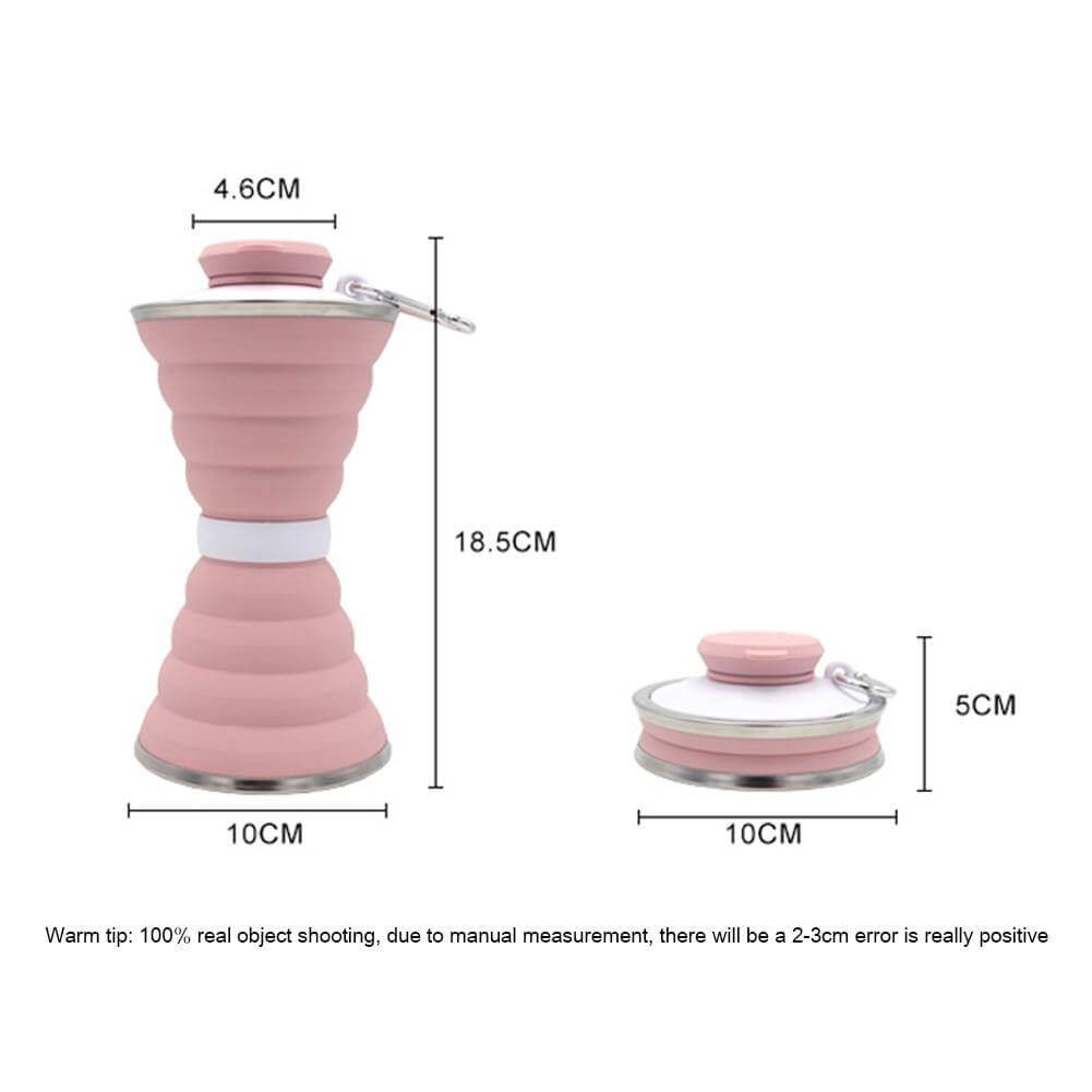 BowLift | 500mL Foldable Soft Silicone Bottle