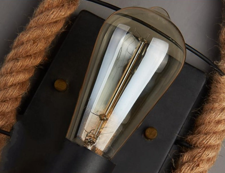 BowLift | Vintage Rope Wall Light