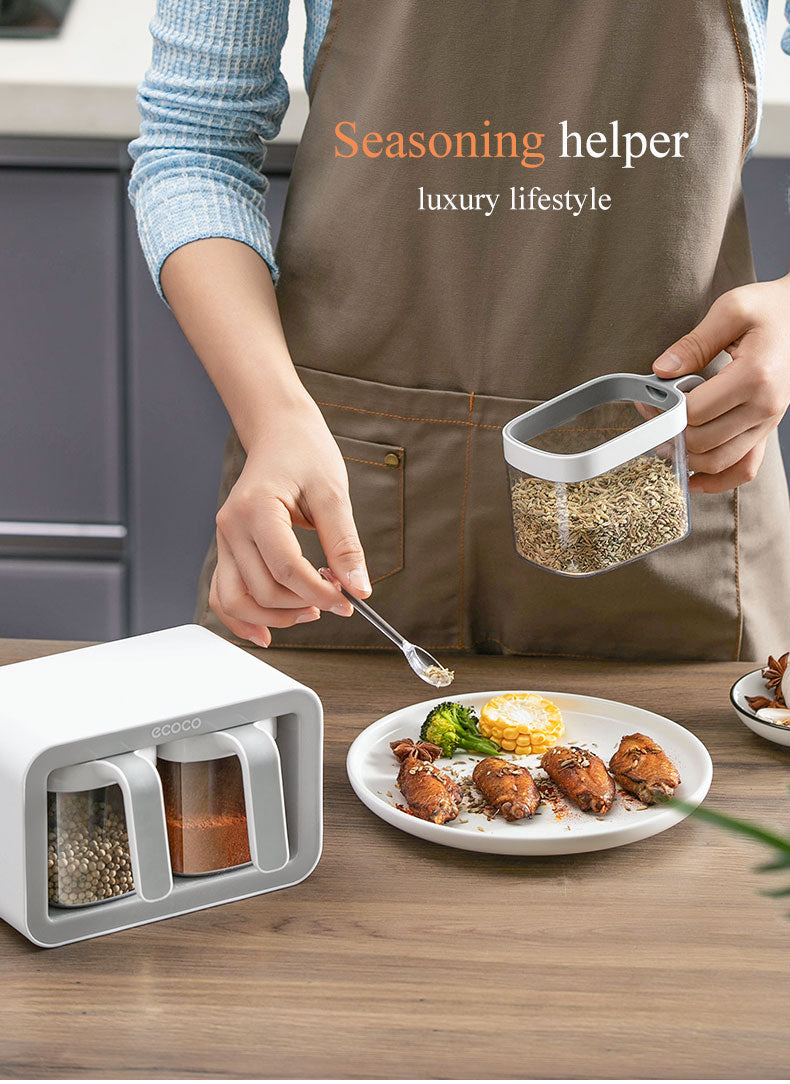 BowLift | Wall Mount Multiple Grids Seasoning Organizer