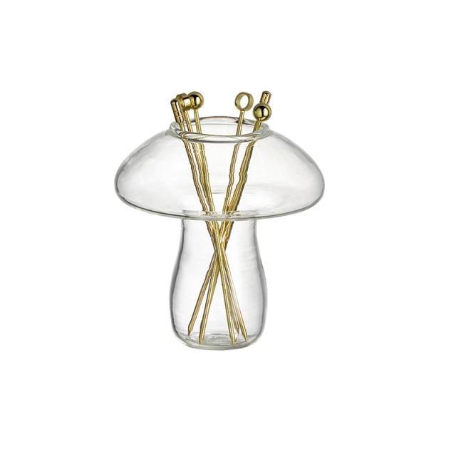 BowLift | Elegant Stainless Steel Fruit Fork Jar