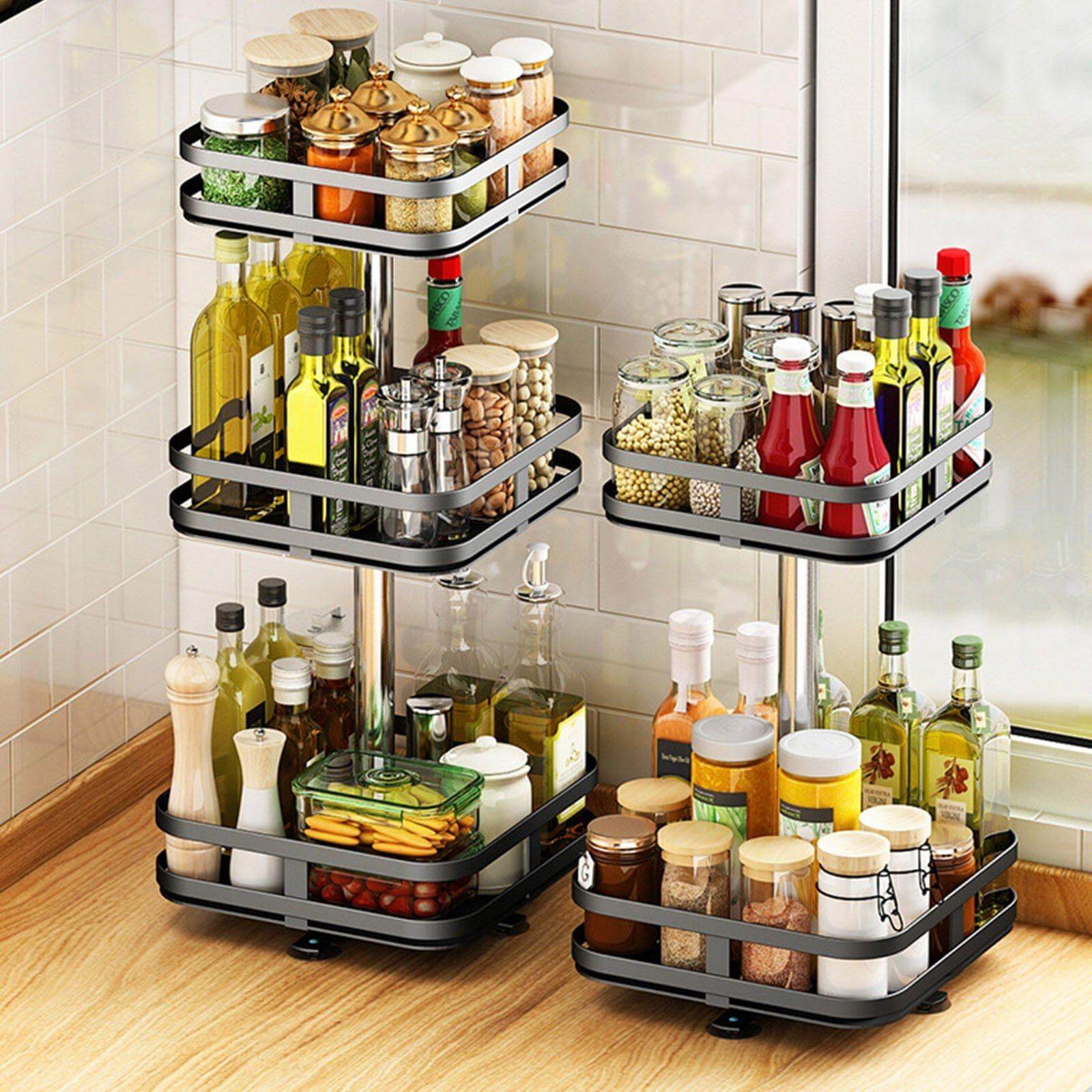 BowLift | 360 Rotating Kitchen Spice Storage Rack