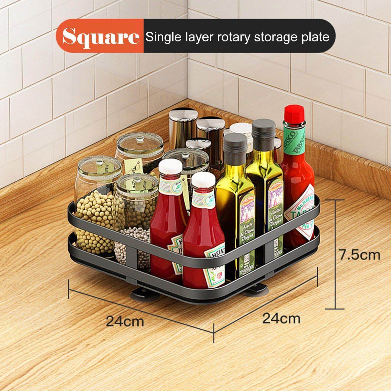BowLift | 360 Rotating Kitchen Spice Storage Rack