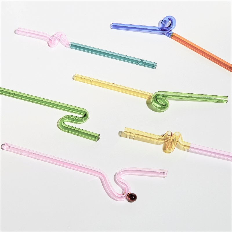 BowLift | Colorful Environment Friendly Reusable Glass Straw