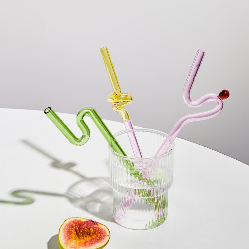 BowLift | Colorful Environment Friendly Reusable Glass Straw