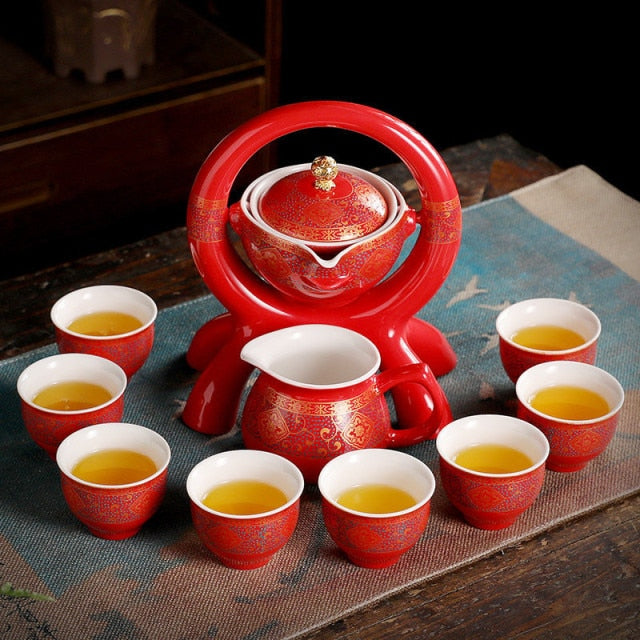 BowLift | Unique Ancient Chinese Porcelain Teapot Set