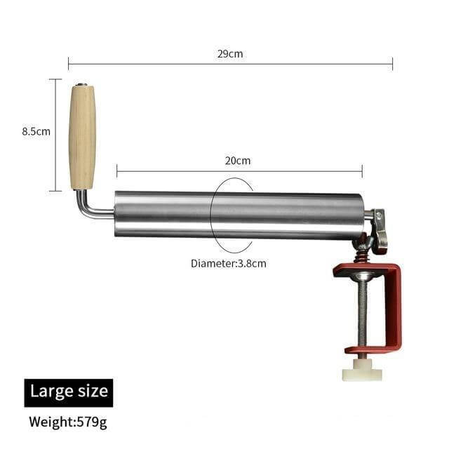 BowLift | Stainless Steel Easy Dough Roller Pin