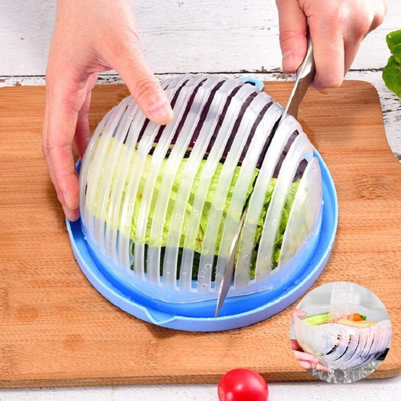 BowLift | 3in1 Vegetable Draining Cutter Basket