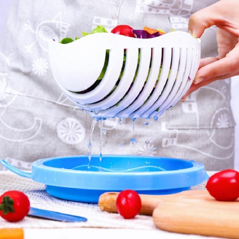 BowLift | 3in1 Vegetable Draining Cutter Basket