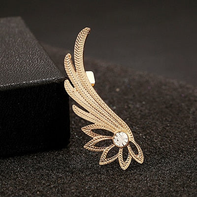 BowLift | Fashion Alloy Feather Ear cuff Clip on Earrings