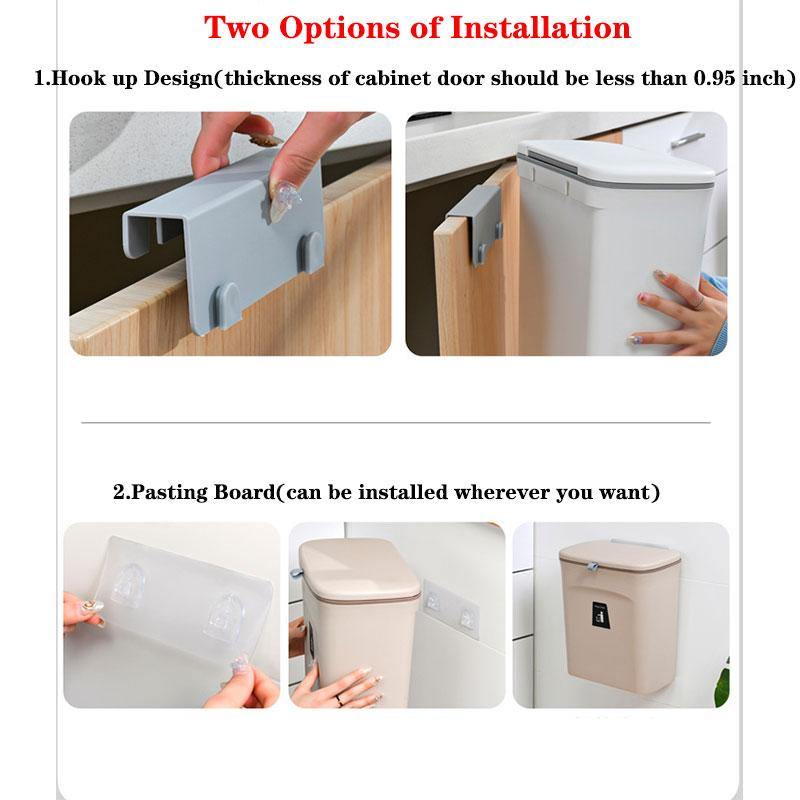 BowLift | Wall-Mounted Smart Lid Trash Can