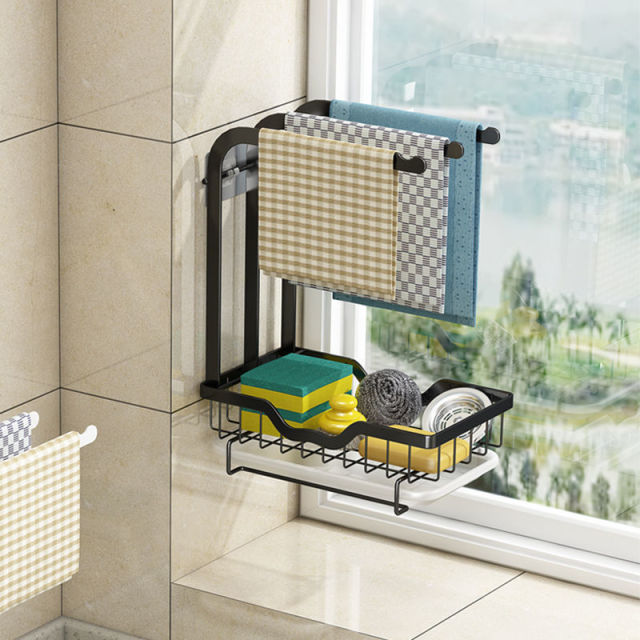 BowLift | Countertop Dish Drying Rack with Drainer