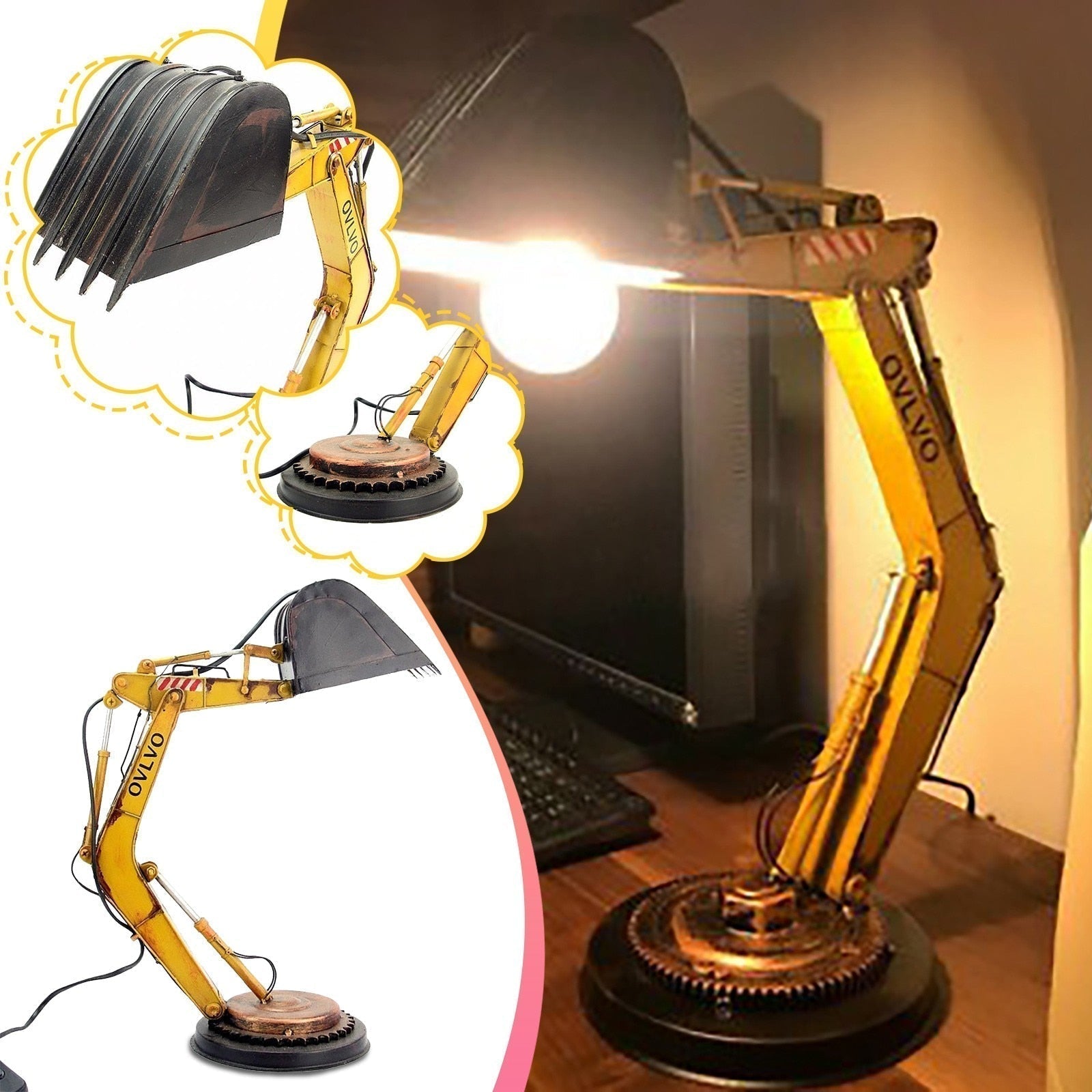 BowLift | Unique Digger Table Lamp
